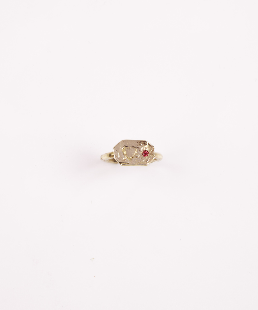 bague rec kokoro précieuse rubis