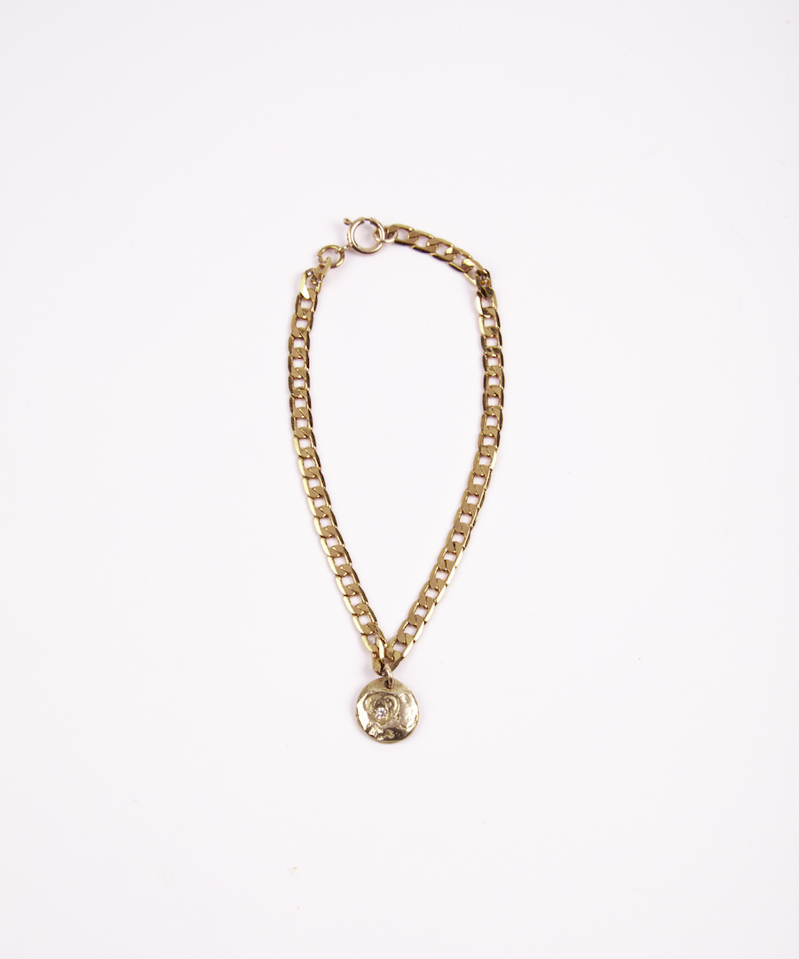 gourmette alba précieux zircon