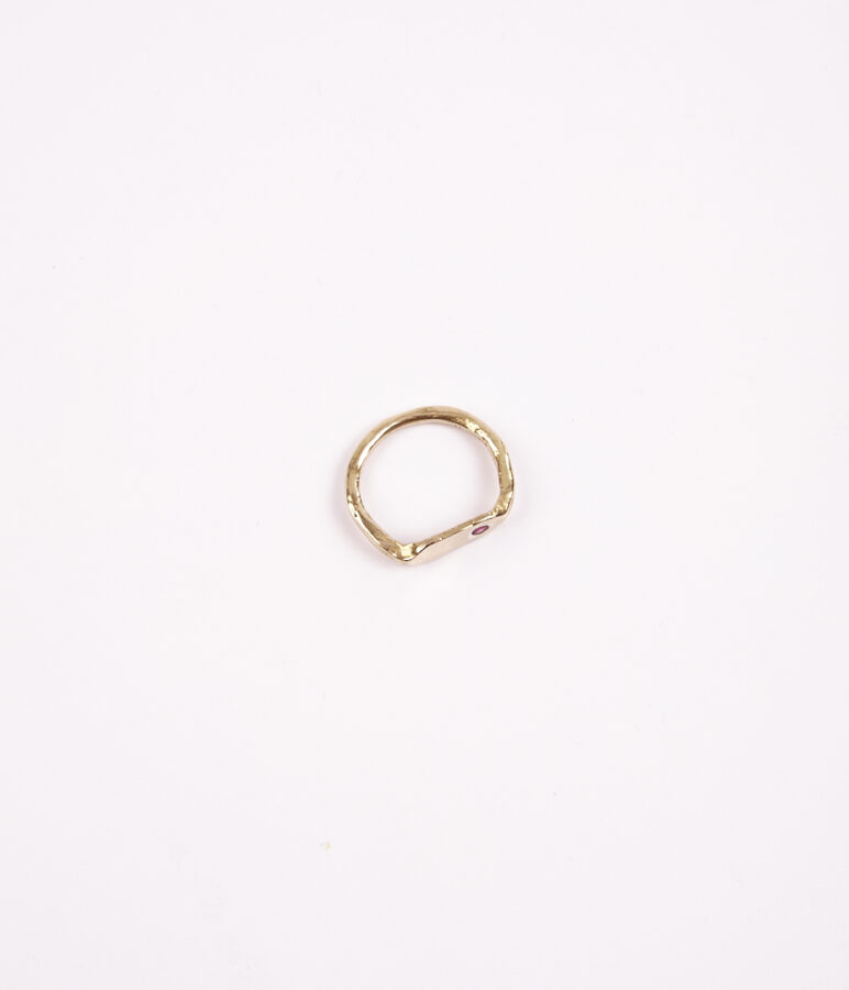 Alliance pour Femme Précieuse rubis