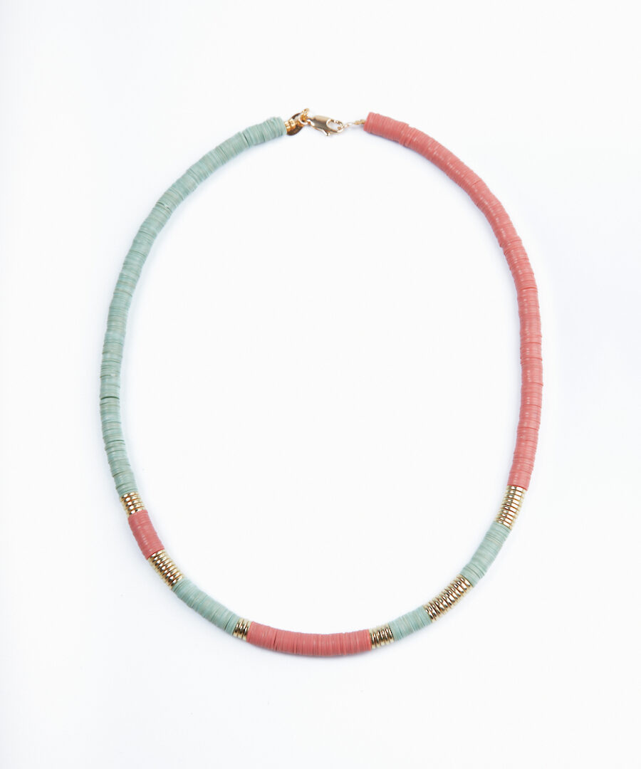 louann collier vynilbeads glassbeads maison monik recycled beads collier vynilbeads glassbeads maison monik recycled beads